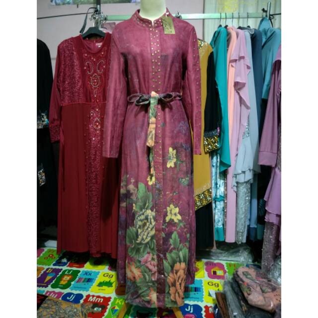 Gamis i'xora suede