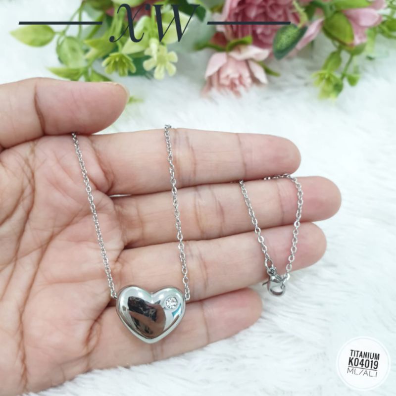 Kalung Titanium Love K04019