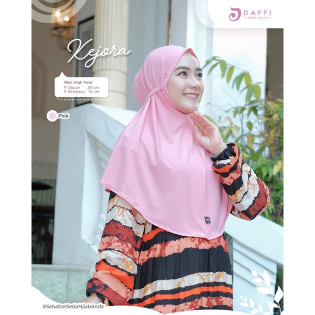 KEJORA DAFFI HIJAB HIGHT TWIST JILBAB MODERN KEKINIAN MURAH