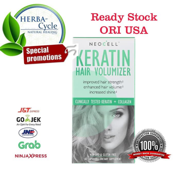 PROMO Neocell, Keratin Hair Volumizer, 60 Capsules ORI USA