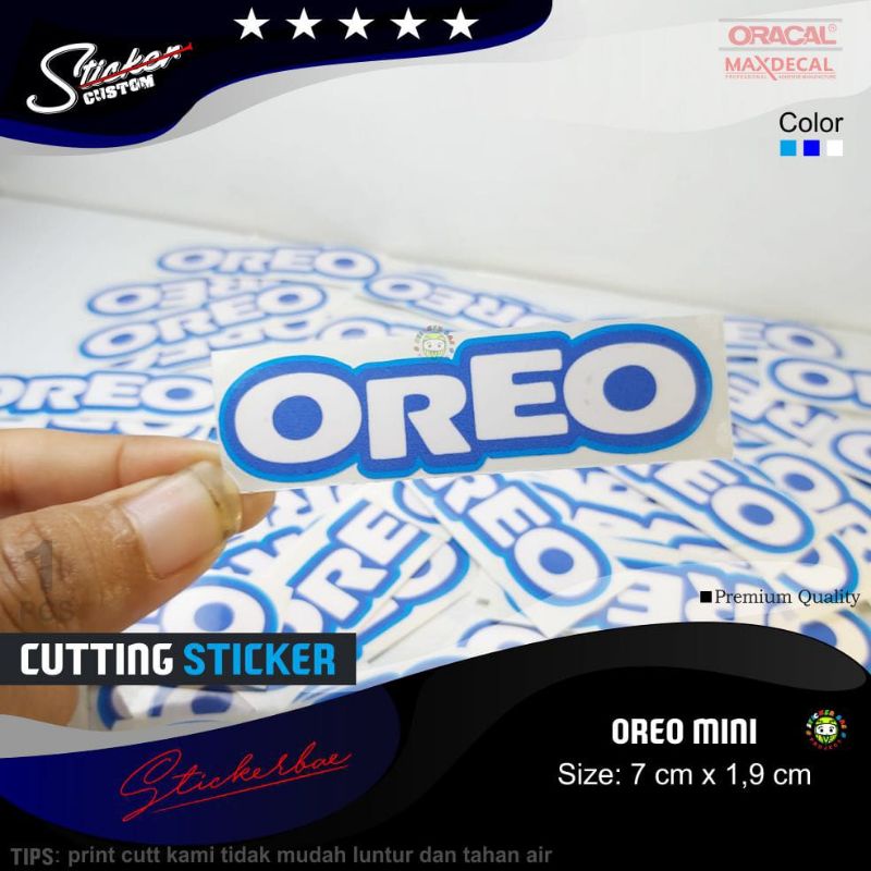 stiker lucu printing cut mini stiker helm unik