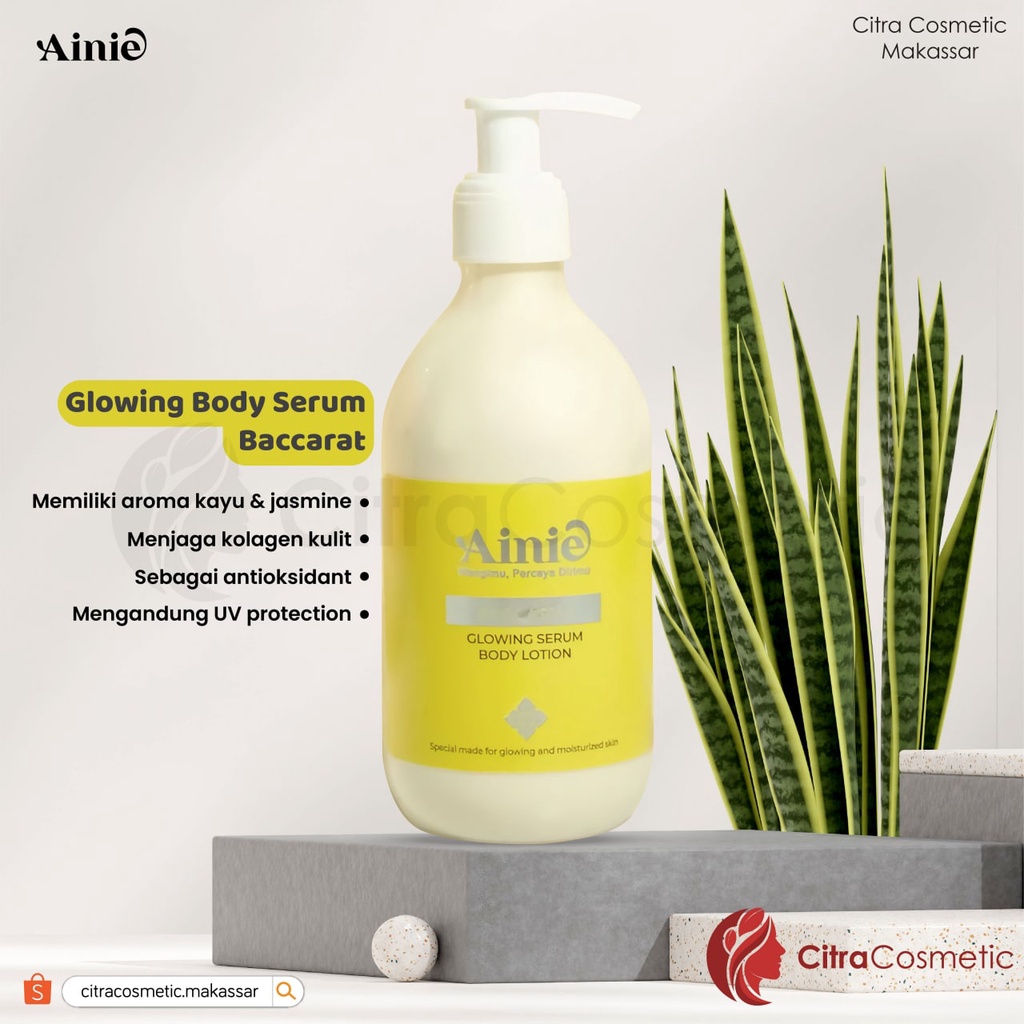 Ainie Glowing Body Serum &amp; Body Lotion 300 Ml