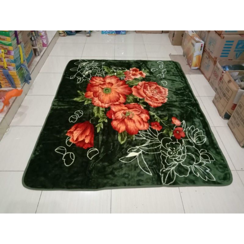 Selimut Champion Semi Jumbo Ukuran 180x210 cm Panel Halus Dan Tebal Kualitas Premium