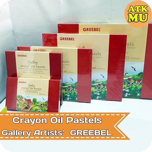 

Crayon Oil Pastels Artists 12 - Artists 24 - Artists 36 Greebel