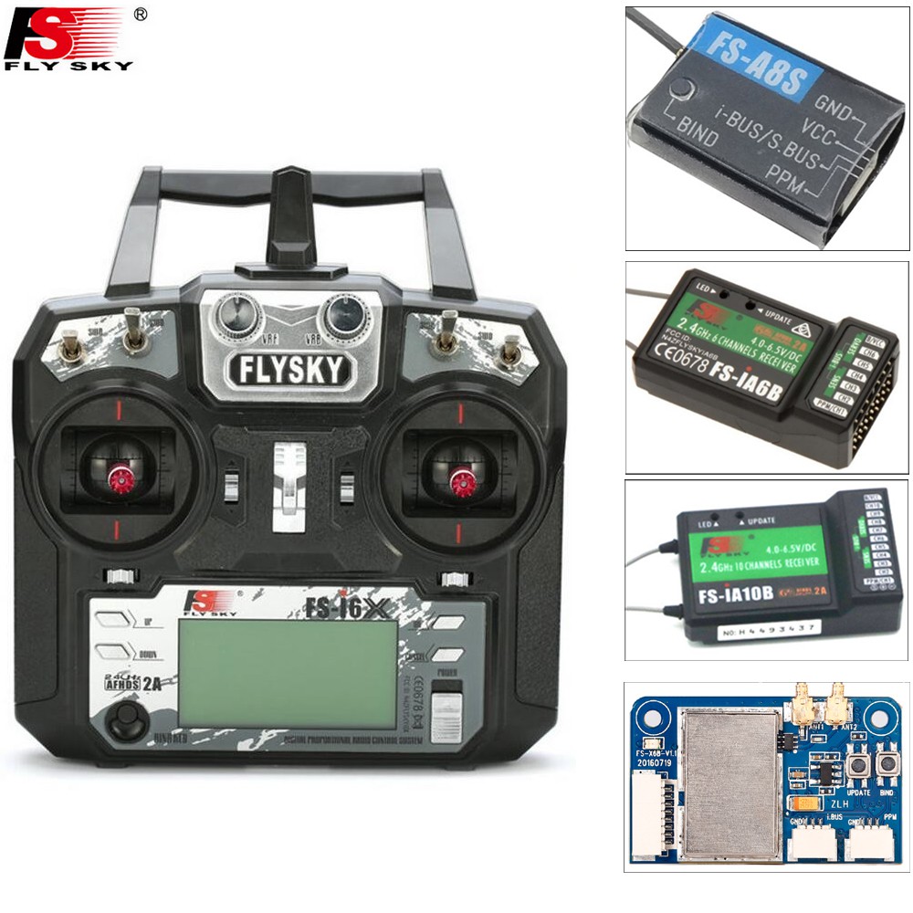 (Gratis Ongkir) Original Flysky FS-i6X 10CH 2.4GHz AFHDS 2A RC