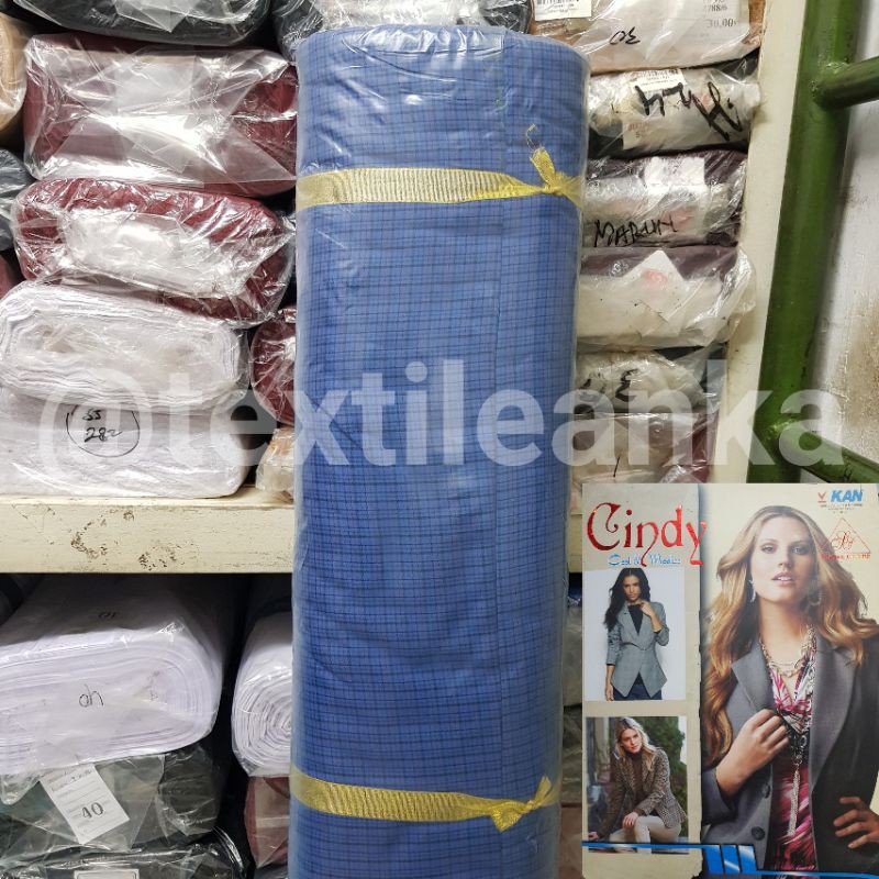 Kain Cindy Kain Fashion Bahan Gamis Blazer Setelan Wanita Grosir BSY High Twist Murah High Quality