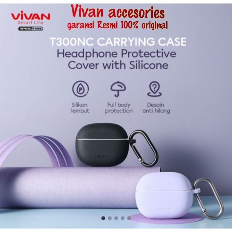 Vivan CARRYING CASE Original TWS Silicone Earphone Bluetooth T300NC