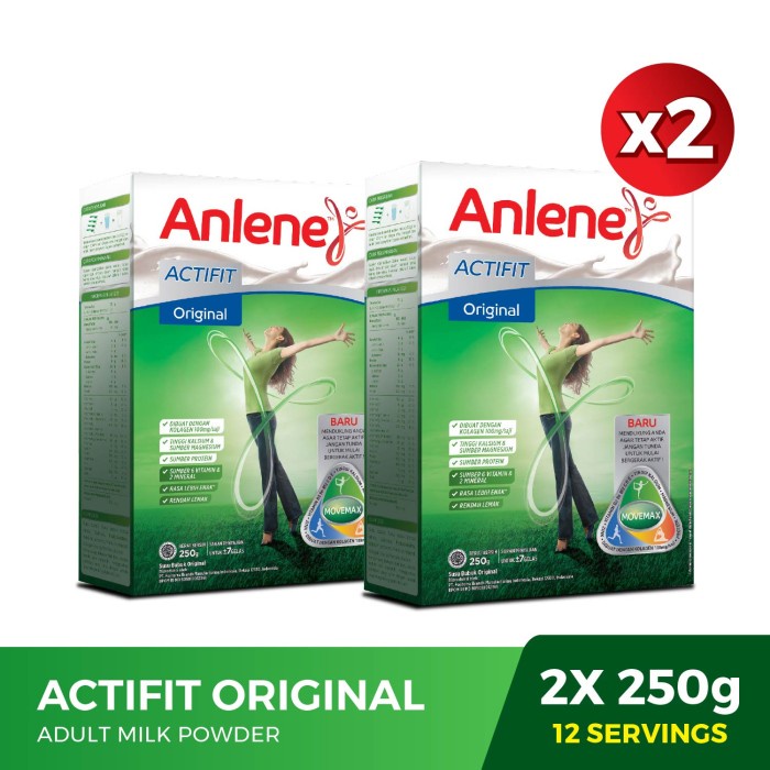 

c011cc Anlene Actifit Original 250Gr - 2 Pcs Xa201As