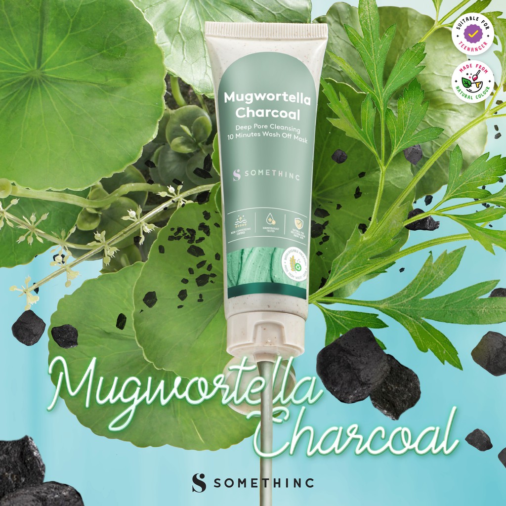 Mugwortella Charcoal Deep Pore Cleansing 10 Minutes Wash Off Mask