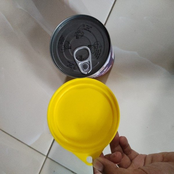 LJ PENUTUP MAKANAN KALENG ANJING KUCING TUTUP MAKANAN KALENG HEWAN 9 cm