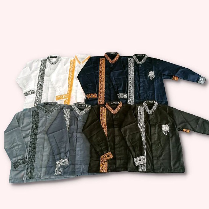 koko anak" bordir motif (pujoek rubong) khas aceh