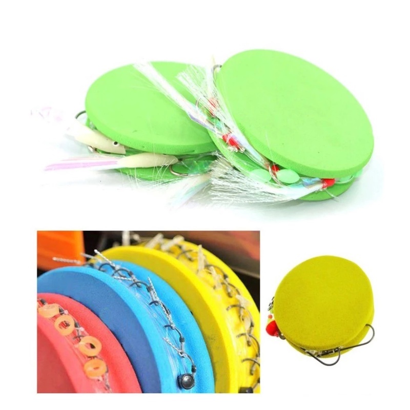 (Random Color) 10pcs Penggulung Senar Pancing Bahan Busa