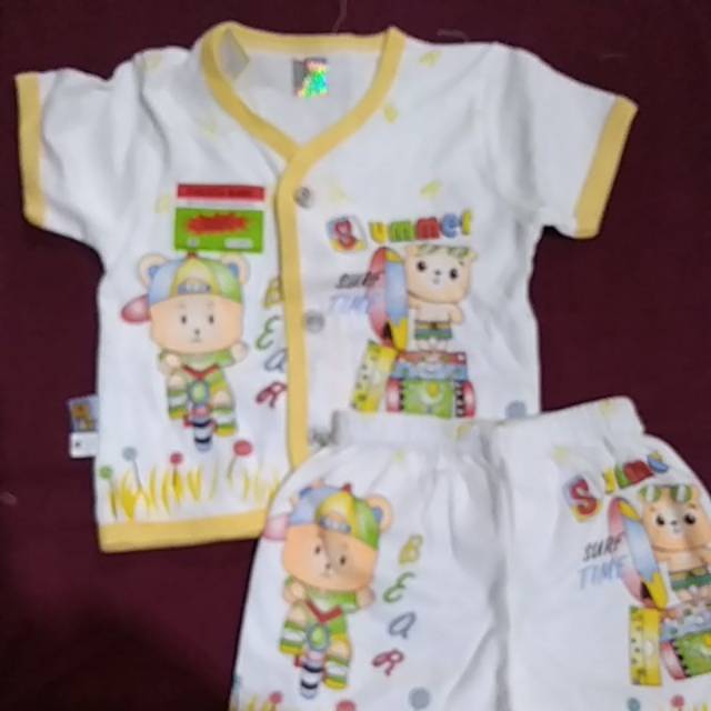 Setelan pendek bayi 3-8m 100%katun