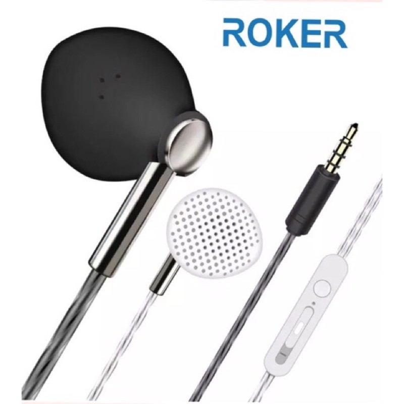 Handsfree Roker RK29K / Headset ACOUSTIC / Earphone Bass Rk 29k ROKER