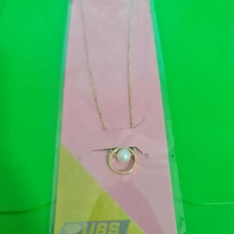 Kalung pearly ring UBS kadar 8K 375