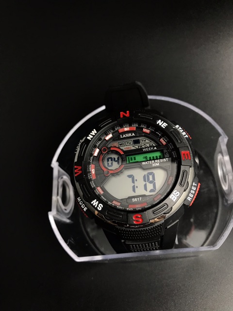 Jam tangan lasika 617 anti air sporty digital fashion warch diameter 5cm