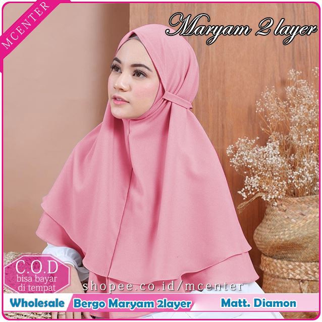 Jilbab INSTAN naswa rumbai instan 2 LAYER SYARI, NON PED