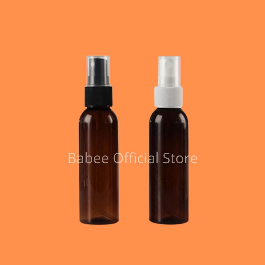 BOTOL PLASTIK AMBER 60ML SPRAY HARGA GROSIR / BOTOL SPRAY 60ML AMBER BOTOL ISI ULANG