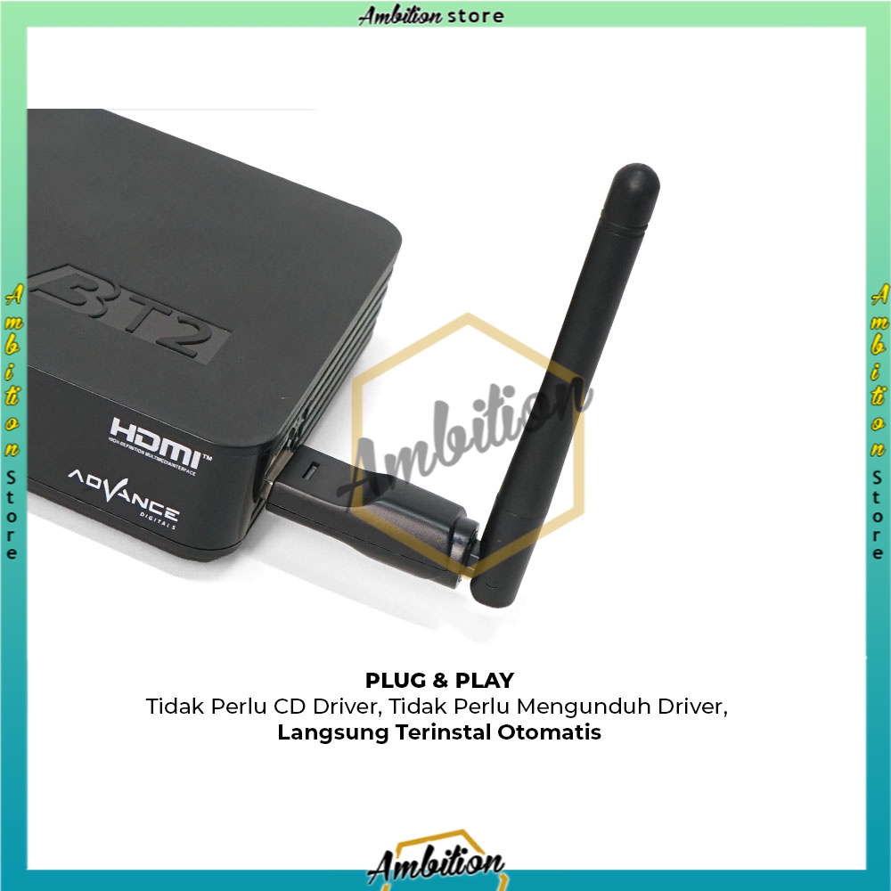 MT7601 [Bisa Bayar Ditempat]  USB Wifi Dongle Receiver Parabola dan Terrestrial DVB-T2