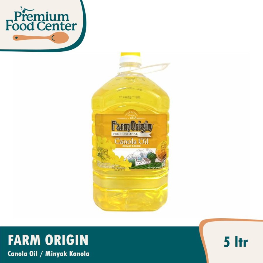 

FARM ORIGIN - Canola Oil (5 ltr) / Minyak Canola