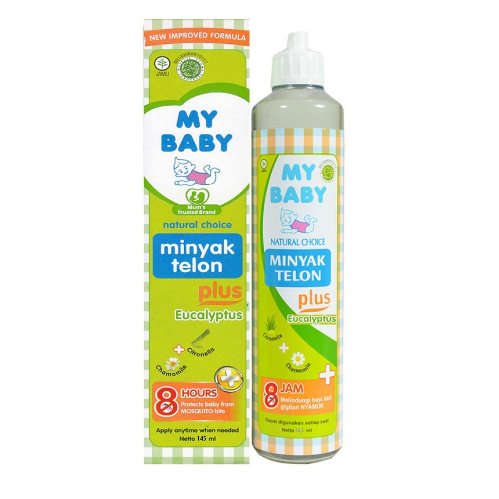 MY BABY MINYAK TELON PLUS 85ML / My Baby Minyak Telon 145ML / Minyak Telon My Baby / Minyak Telon
