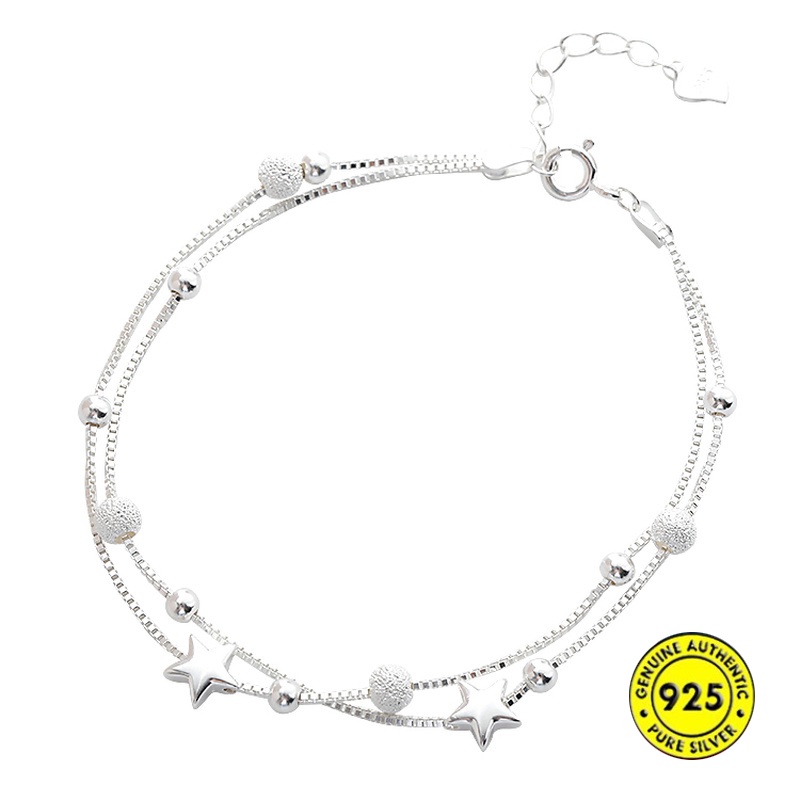 Gelang Bahan S925 Silver Untuk Wanita