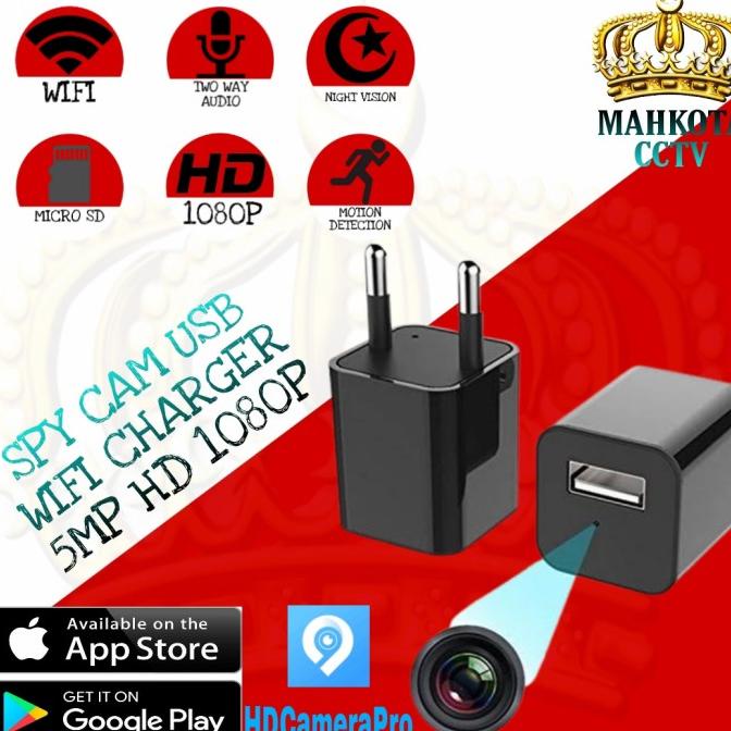 New Spy Cam Hidden Mini Usb Charger Wifi Full HD 1080P