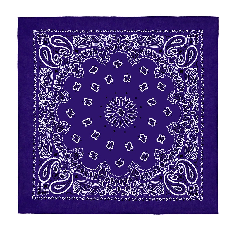 Hip Hop Square Cycling Bandana Cotton 30g Lippes Bandana Bunga Mete