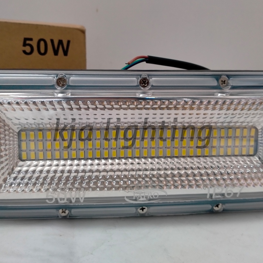 LAMPU KAP SOROT LED PANJANG 50W 50 WATT IP 67