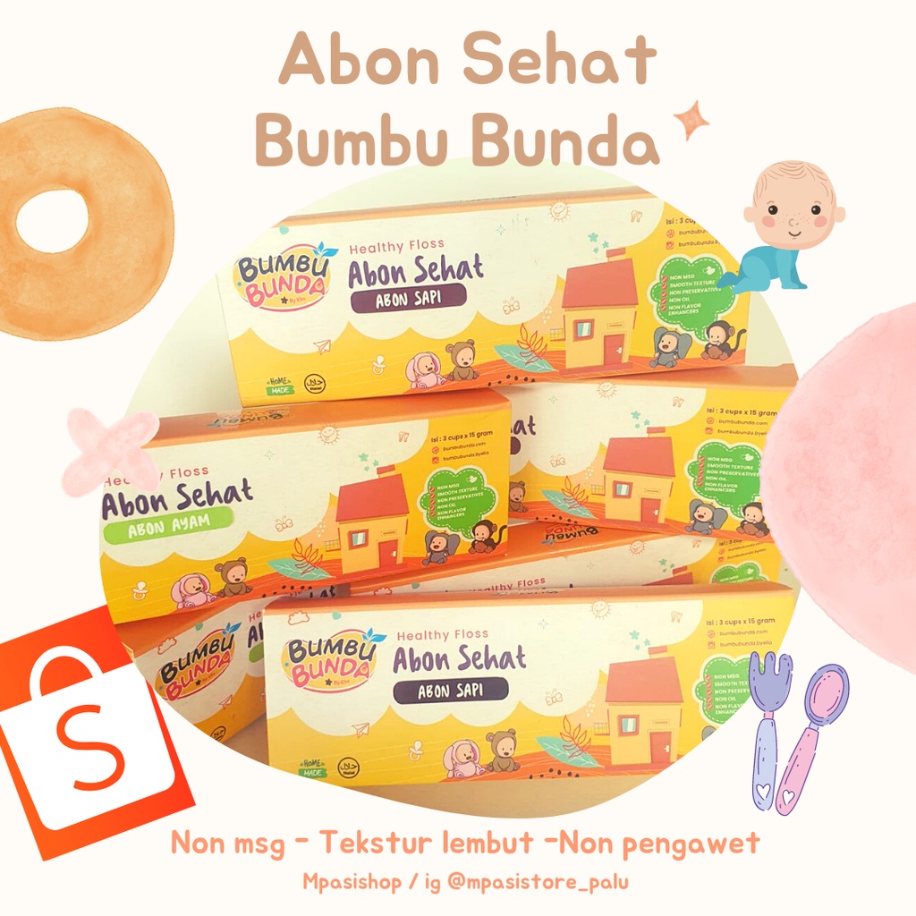 

BUMBU BUNDA abon 45gr/3pcs 15gr/pcs