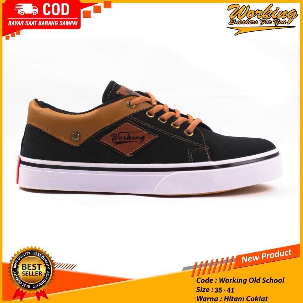 Sepatu Anak Sekolah Working Old School Size 36-41