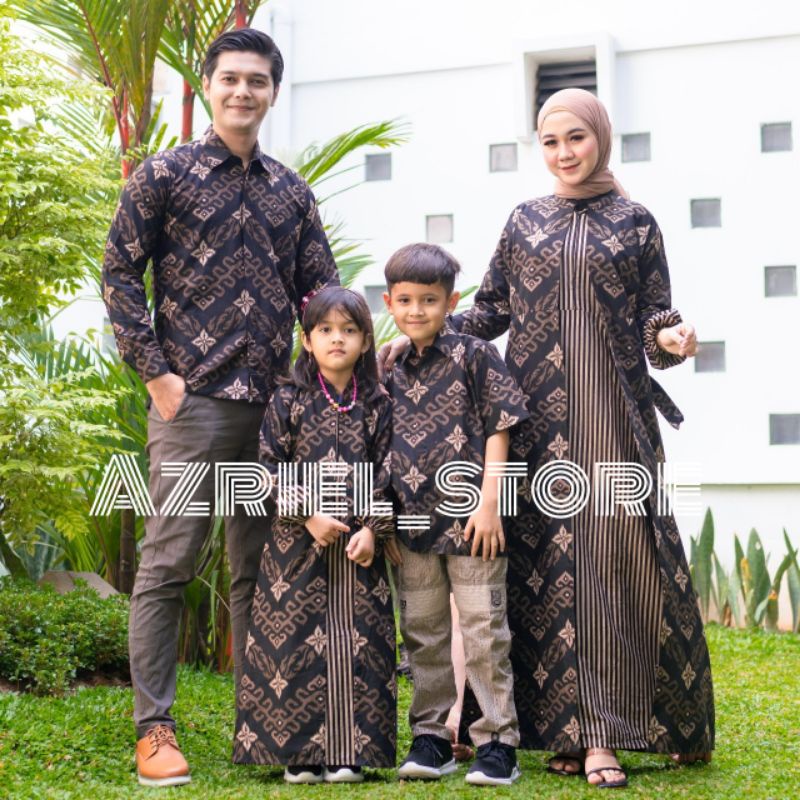 Batik Pekalongan baju Couple gamis sogan