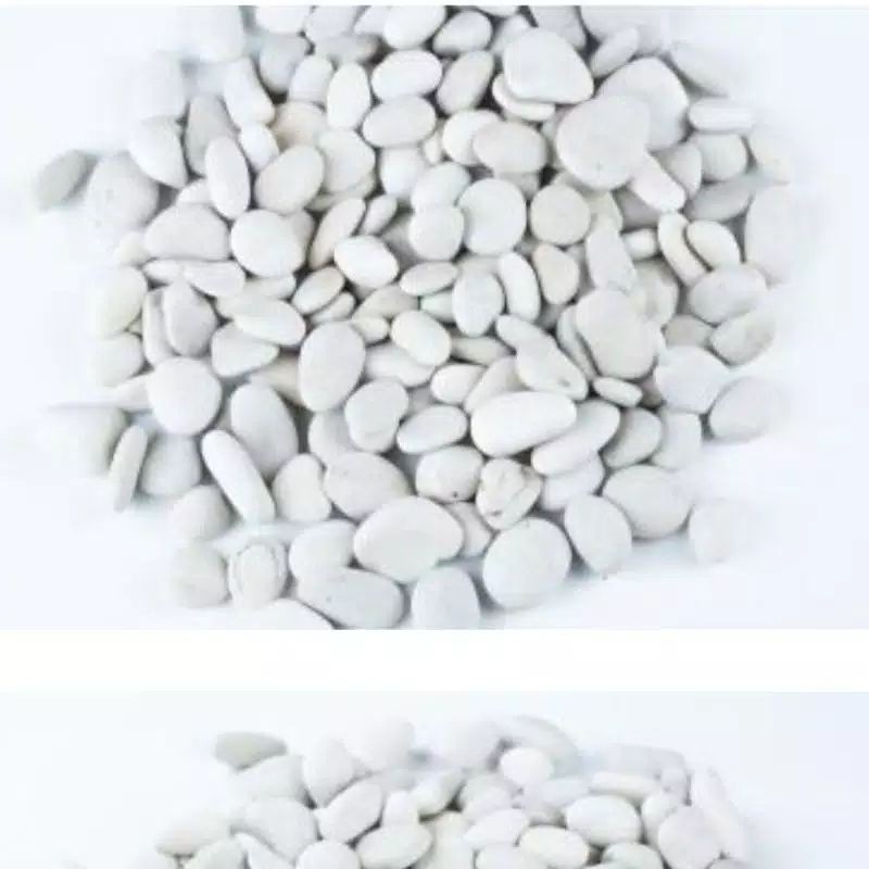 Batu putih/Batu koral/Batu alam/Batu hias kemasan 500gram