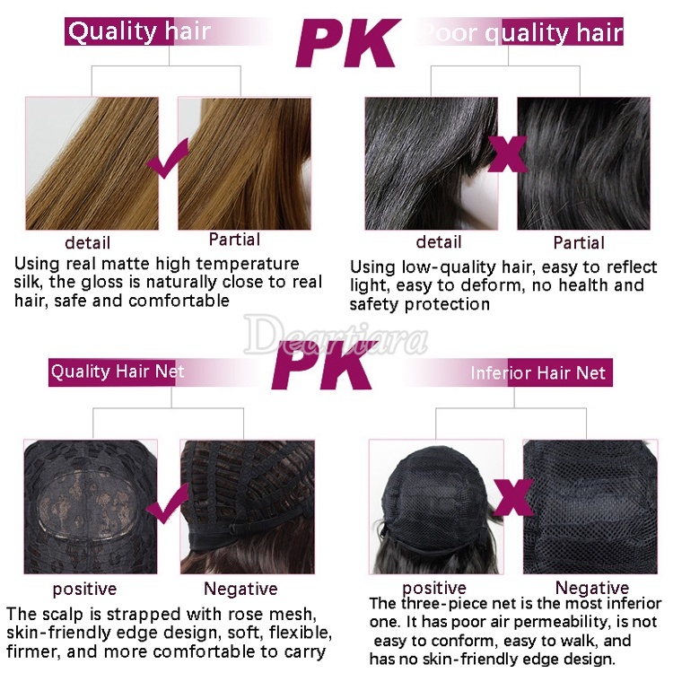 Wig / Rambut Palsu Sintetis Panjang Sebahu Warna Hitam / Coklat Dengan Poni Untuk Wanita