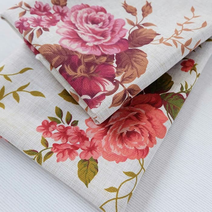 BAHAN KAIN JOK SOFA REGENCY MOTIF BUNGA KEMBANG - MERLINE