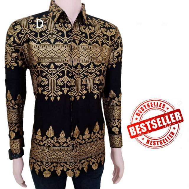 Kemeja Batik Pria PPBTK 07 Modern Lengan Panjang Casual Modis Trendy...