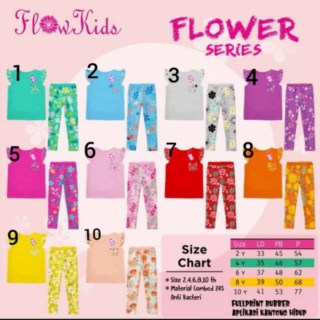 Set flower series by flowkids original