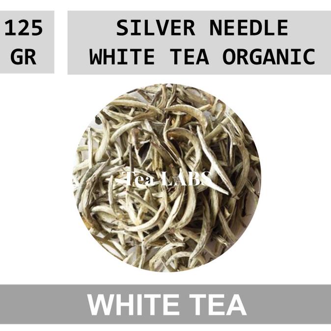 

[COD] White Tea Silver Needle Organik / Teh Putih Premium Kiloan 125 GRAM [COD]