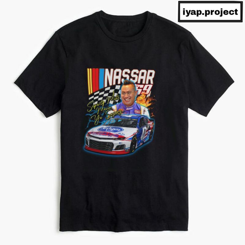KAOS NASCAR KING NASSAR BAJU T SHIRT OPPA KIYOWO KAOS BOOTLEG VINTAGE OVERSIZE HOMAGE RAP TEE