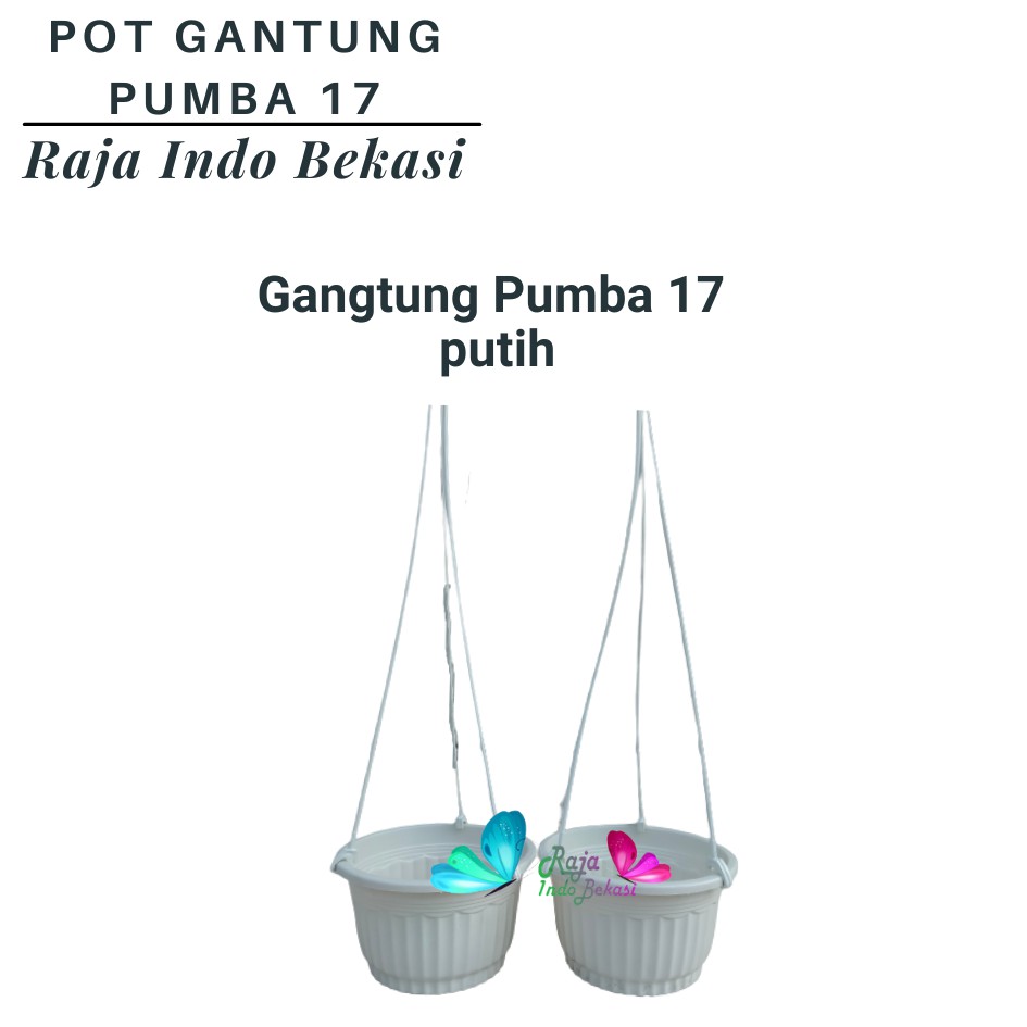 Rajaindobekasi Pot Bunga Gantung Pumba 17 Merah Bata Pot Gantung Coklat Bagus Pot Gantung Plastik Murah Unik