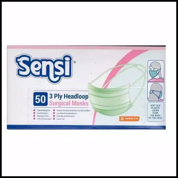 Ready - Masker Sensi Hijab Headloop Isi 50Pcs