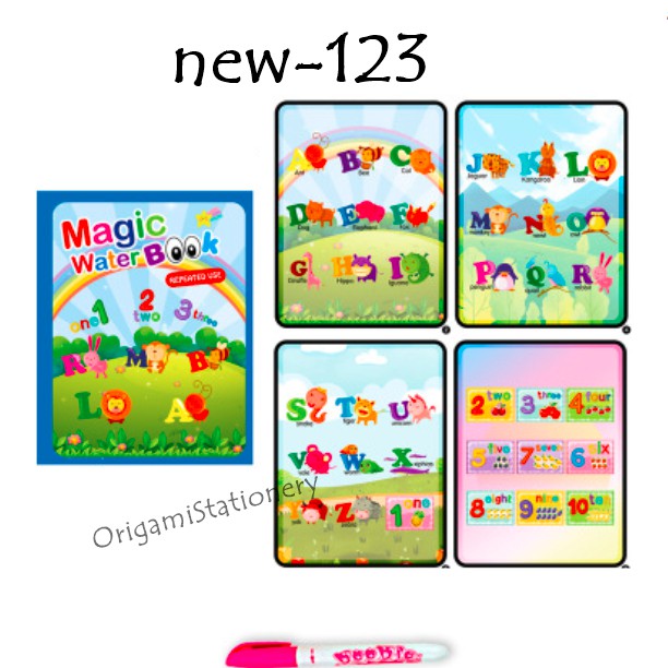 [ORGM] MOTIF BARU!!! Magic Water Book Buku Cerita Mewarnai
