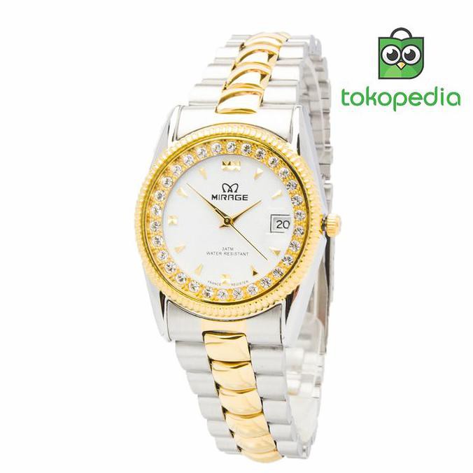 Mirage Jam Tangan Wanita Rx Comb Silver/Gold/White