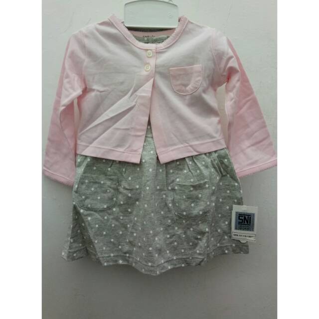 d&amp;d dress cardigan 3826-2/pakaian anak perempuan