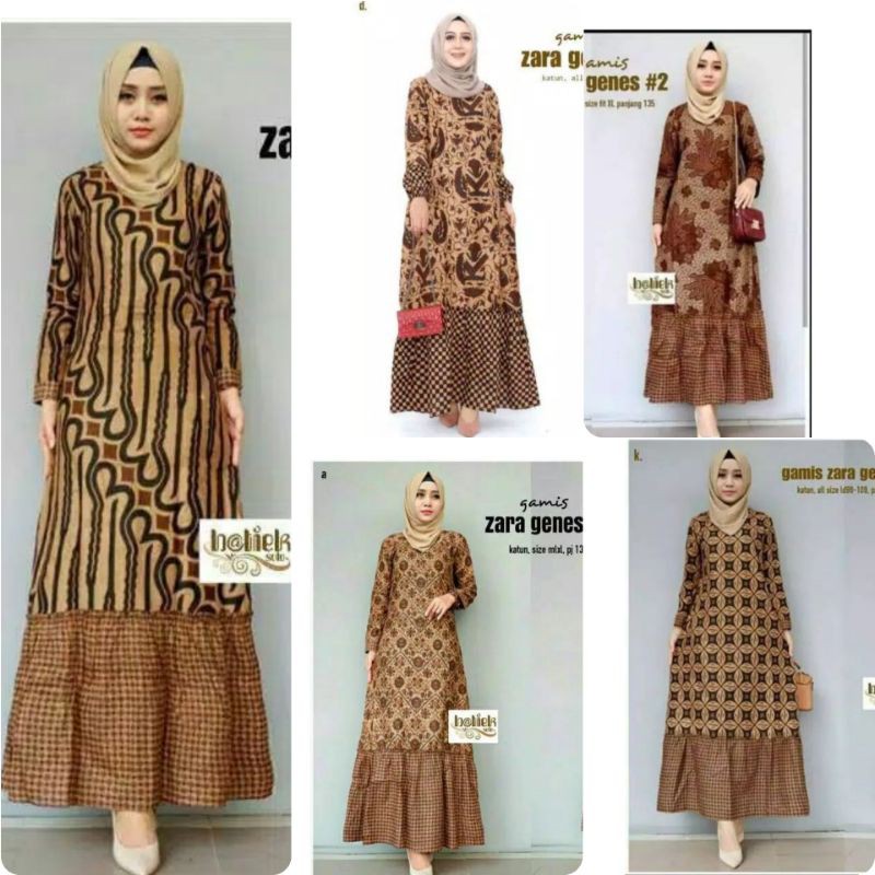 GAMIS BATIK SOGAN BATIK GAMIS TERLARIS