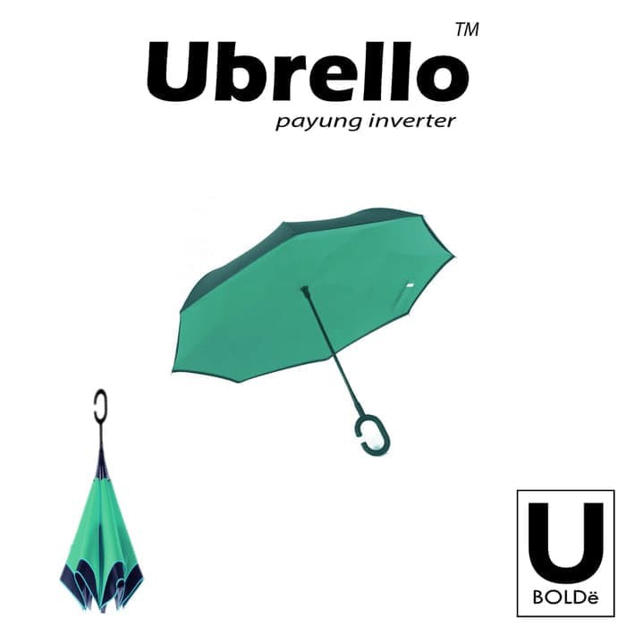 Ubrello Bolde - Payung Terbalik Upside Down Umbrella - Tanpa Corak