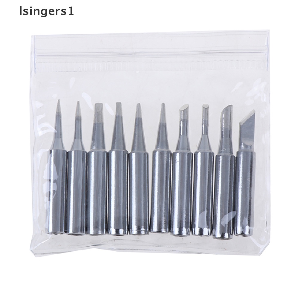 (lsingers1) 10pcs / Set Ujung Besi solder Konstan Temperatur Tinggi Untuk 900m 963 station