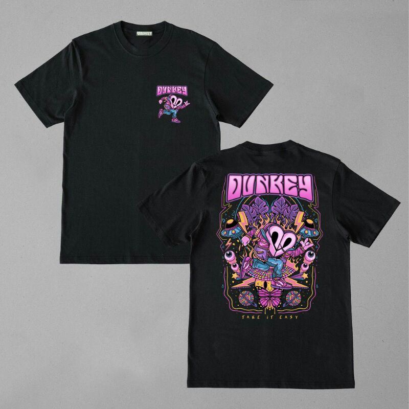 dunkey pink club | t shirt pria | kaos pria distro original