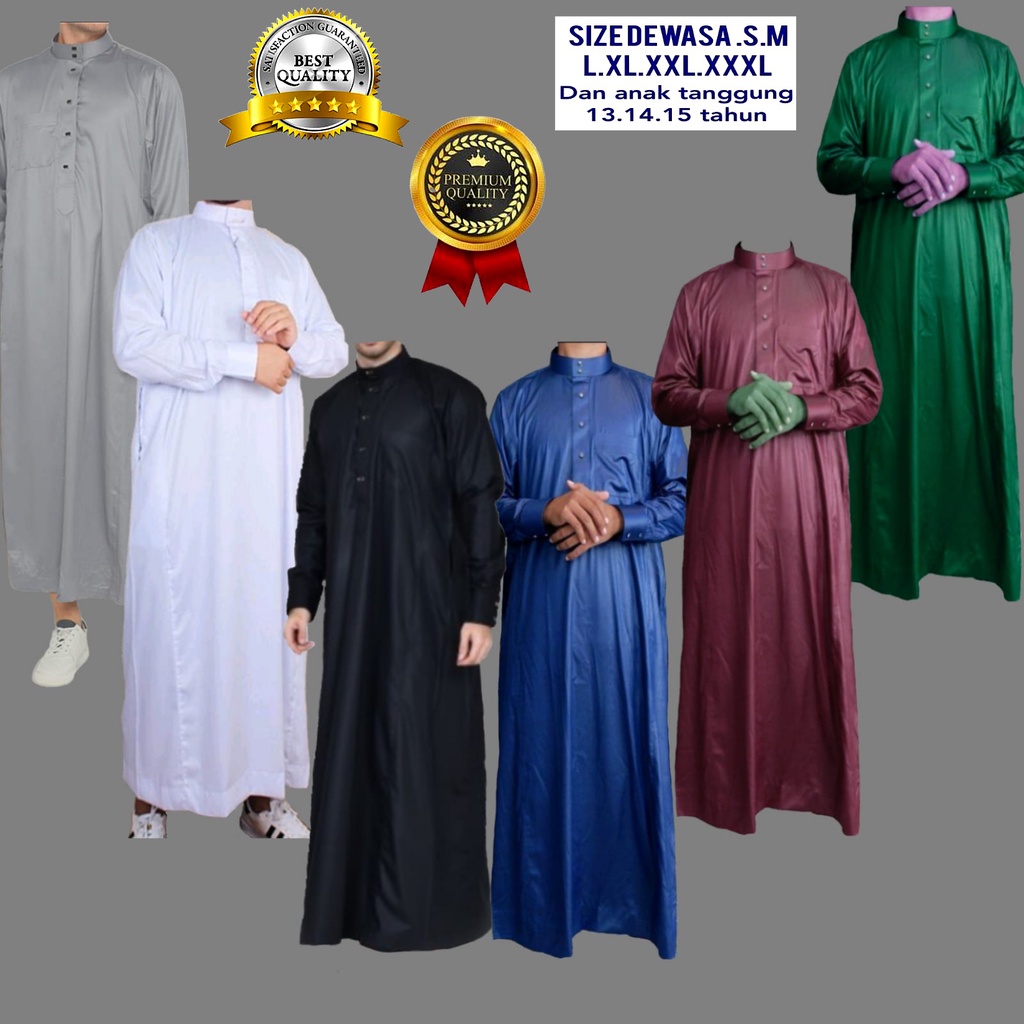 BISA COD JUBAH MANSET jubah pria gamis laki laki gamis pria JUBAH ARAB