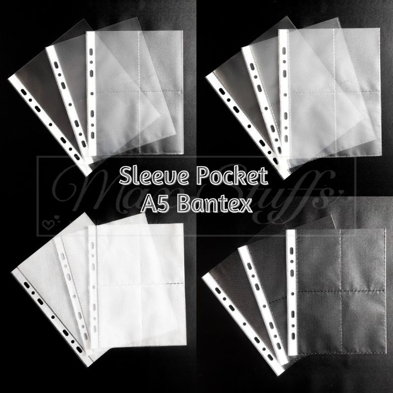 Sleeve Pocket Binder A5 Bantex Untuk Photocard Postcard Bisa Custom